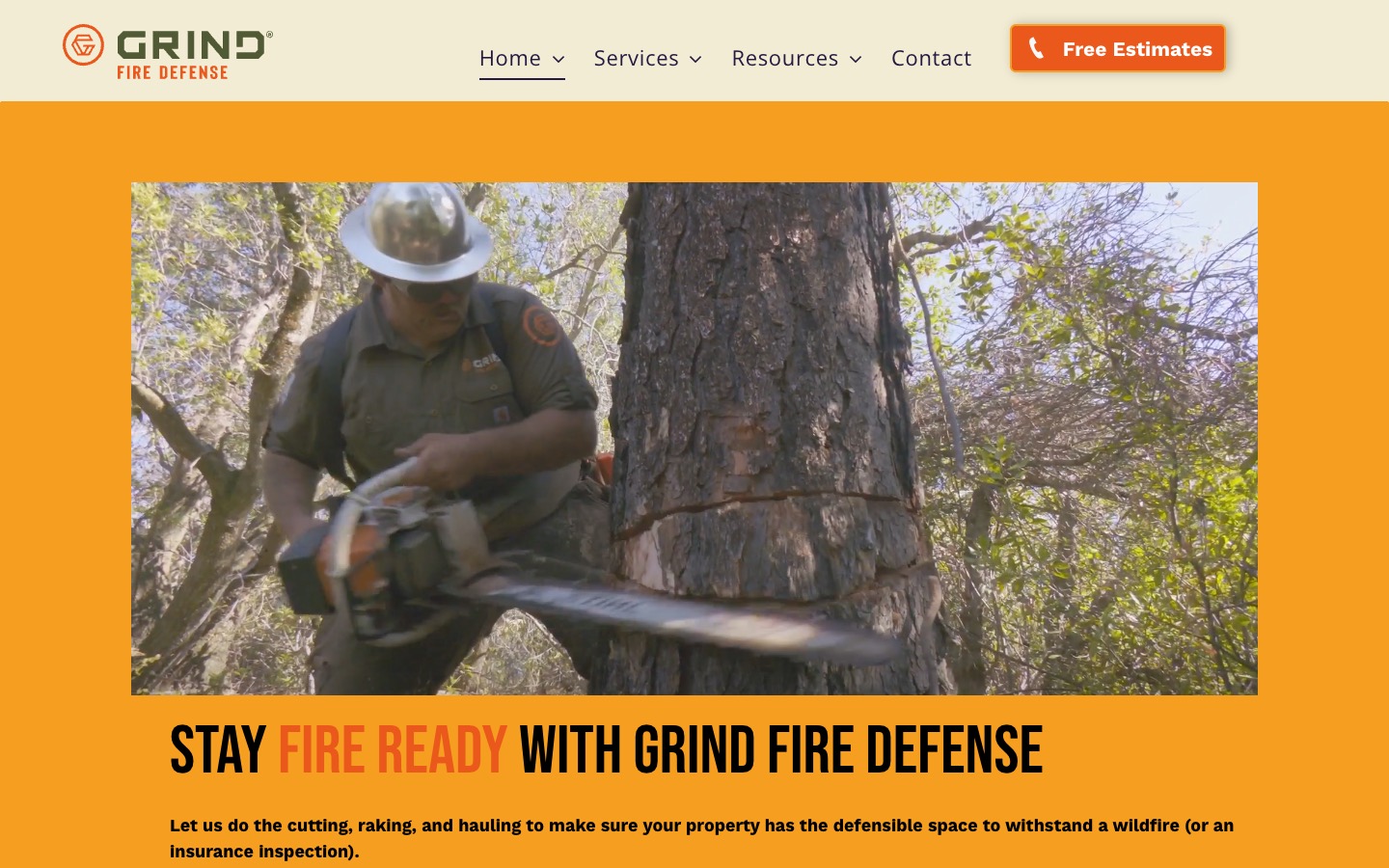 The current homepage